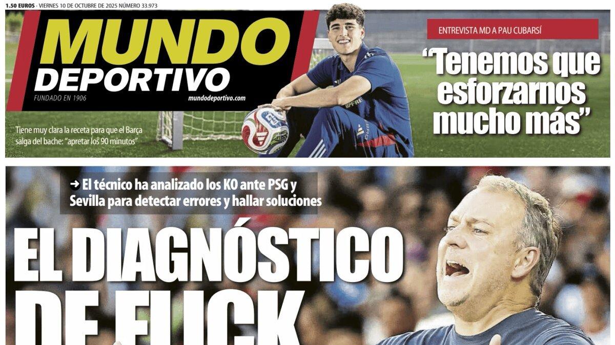 Mundo Deportivo: "El diagnóstico de Flick"