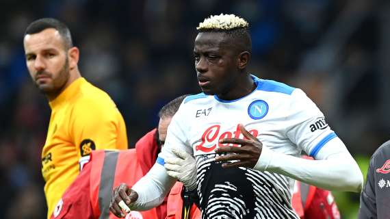 Napoli, Osimhen recibió el alta hospitalaria