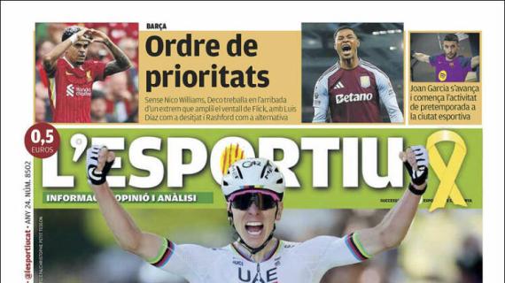 L'Esportiu: "Orden de prioridades"
