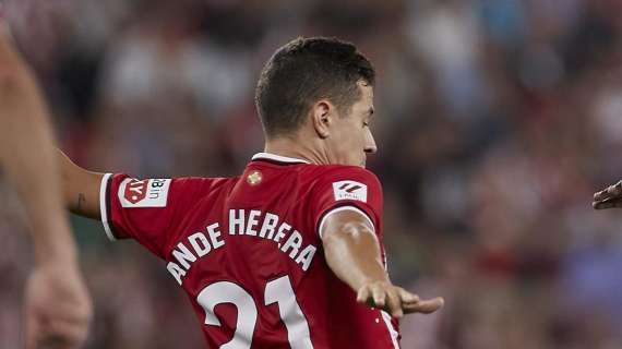 Athletic, Ander Herrera: "Jugar en Primera 45 minutos con un hombre menos es difícil"