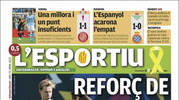 L'Esportiu: "Refuerzo de otoño"