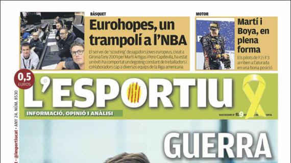 L'Esportiu: "Guerra abierta"