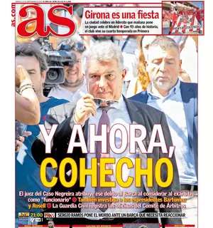 As: "Y ahora, cohecho"
