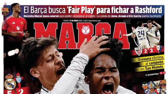 Marca: "Sofocón... y goleada"