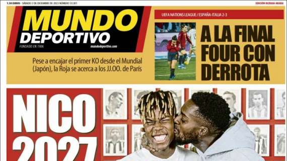 Mundo Deportivo, Ed.Vizcaya: "Nico 2027"
