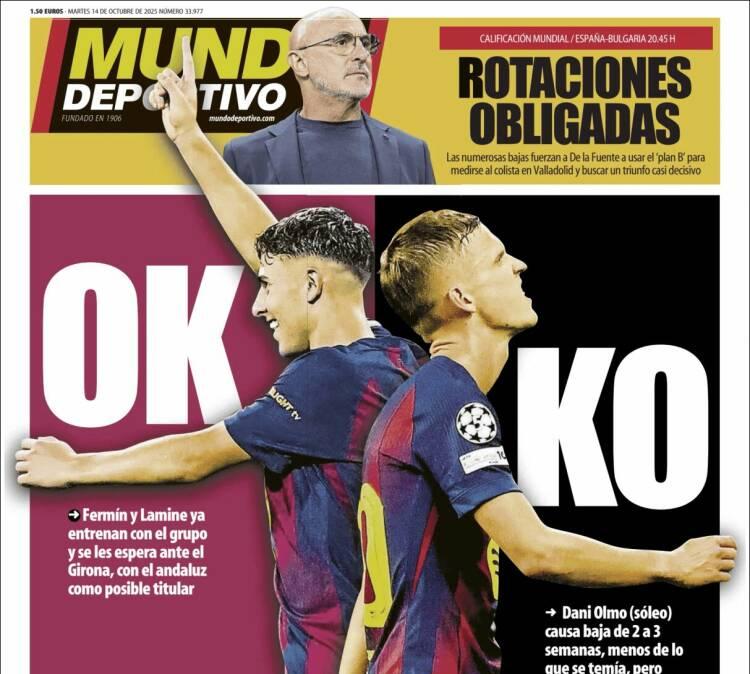 Mundo Deportivo: "OK, KO"