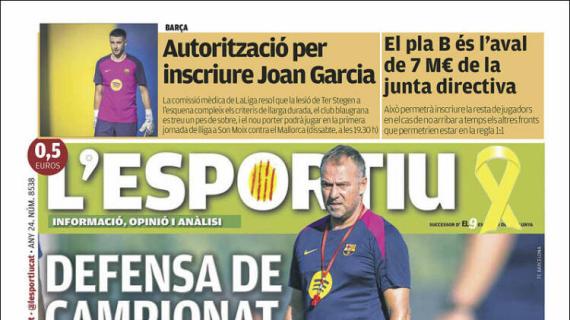 L'Esportiu: "Defensa de campeonato"