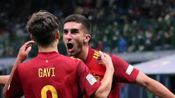 Ferran Torres hace el cuarto gol de España (4-0)