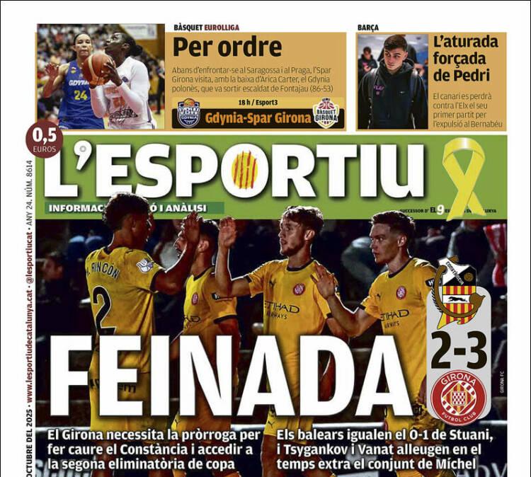 L'Esportiu, Ed.Girona: "Faenón"
