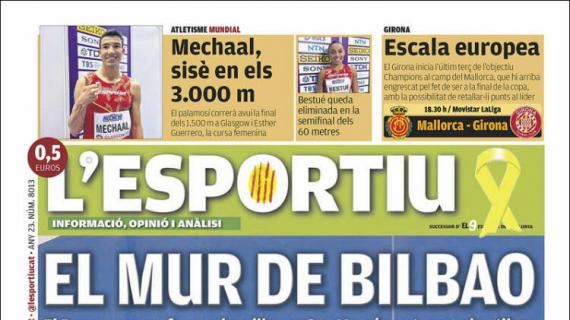 L'Esportiu: "El muro de Bilbao"