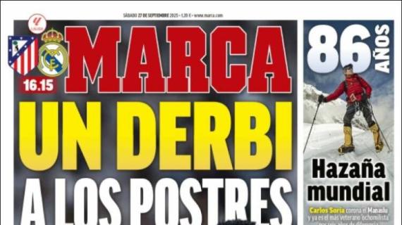 Marca: "Un derbi a los postres"