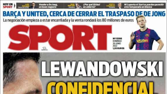 Sport: "Lewandowski confidencial"