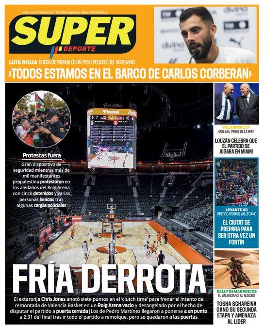 Superdeporte, Luis Rioja: "Todos estamos en el barco de Corberán"