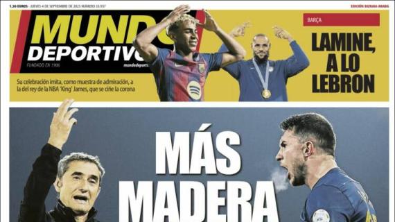 Mundo Deportivo, Ed.Vizcaya: "Más madera"