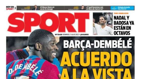 Sport: "Barça-Dembélé, acuerdo a la vista"