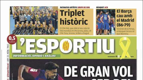 L'Esportiu: "De mayor quiere ser del Barça"