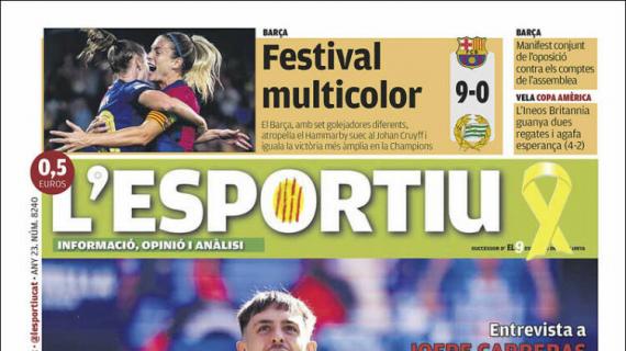 L'Esportiu: "Festival multicolor"