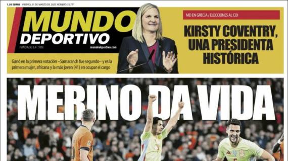 Mundo Deportivo: "Merino da vida"