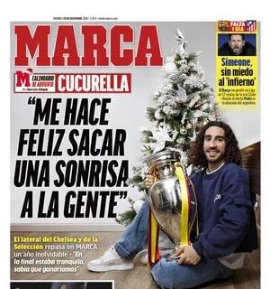 Cucurella en Marca: "Me hace feliz sacar una sonrisa a la gente"