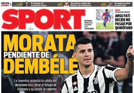 Sport: "Morata pendiente de Dembélé"
