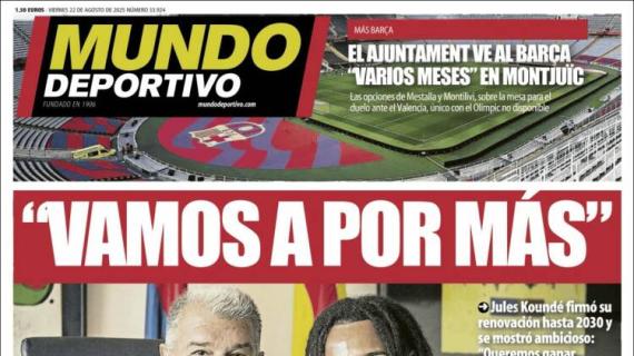Mundo Deportivo, Koundé: "Vamos a por más"