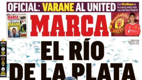 Marca: "Oficial, Varane al United"