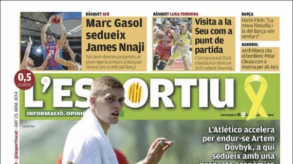 L'Esportiu, Ed.Girona: "Volará"