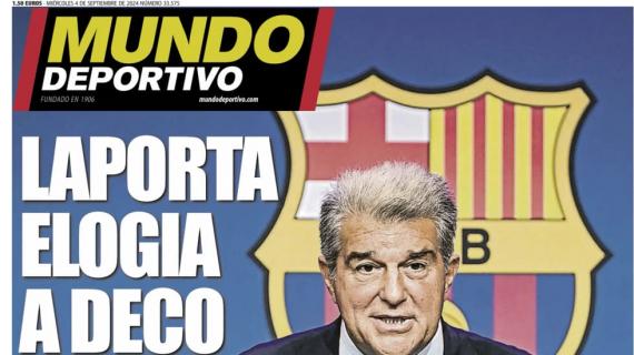 Mundo Deportivo: "Laporta elogia a Deco"