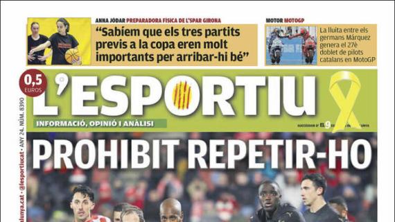 L'Esportiu, Ed.Girona: "Prohibido repetirlo"