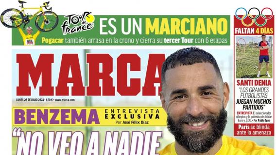 Benzema en Marca: "No veo a nadie mejor que el Real Madrid"