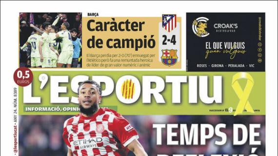 L'Esportiu, Ed.Girona: "Tiempo de reflexión"