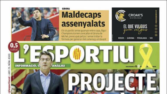 L'Esportiu, Ed.Girona: "Dolores de cabeza señalados"