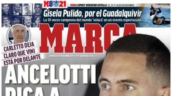 Marca: "Ancelotti pica a Hazard"