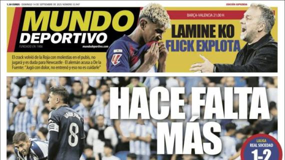 Mundo Deportivo, Ed.Guipúzcoa: "Hace falta más"