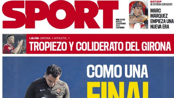 Sport: "Como una final"