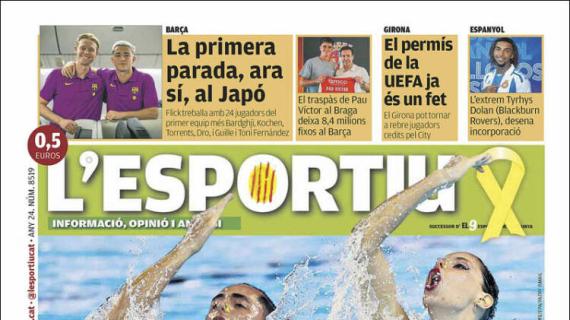L'Esportiu: "La primera parada, ahora sí, en Japón"