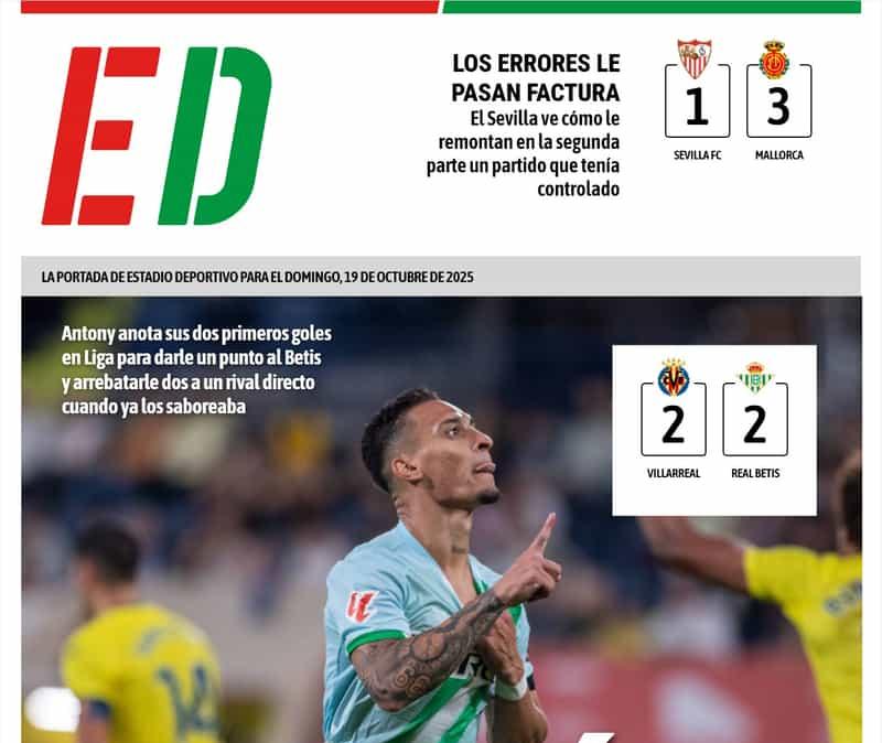 Estadio Deportivo: "Ya está de vuelta"