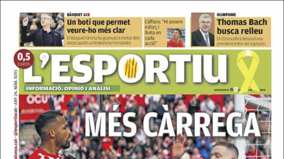 L'Esportiu, Ed.Girona: "Más carga"