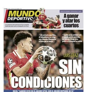 Mundo Deportivo: "Sin condiciones"
