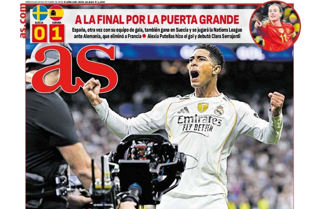 As: "De nuevo el mejor Bellingham"