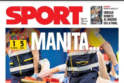 Sport: "Manita y drama"