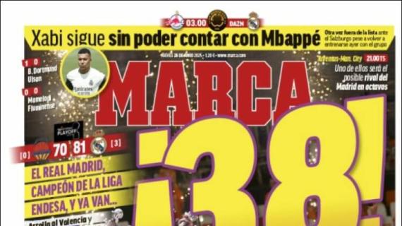 Marca: "Xabi sigue sin poder contar con Mbappé"