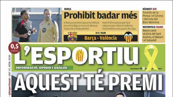 L'Esportiu: "Este tiene premio"