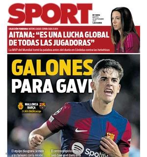 Sport: "Galones para Gavi"