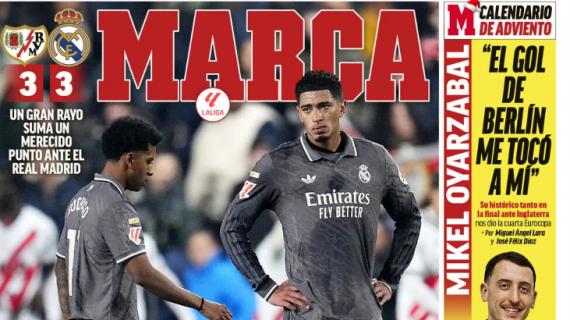 Marca: "Vallecas aleja el liderato"