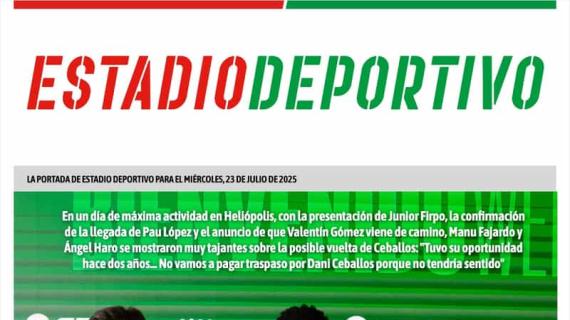 Estadio Deportivo: "Contundentes"