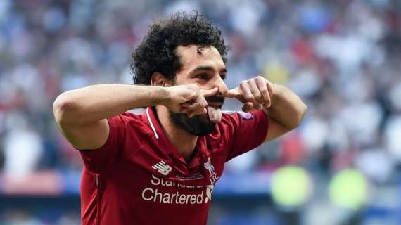 FOTONOTICIA TMW - El festejo de Salah tras su gol