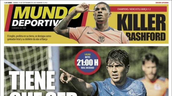 Mundo Deportivo, Ed.Guipúzcoa: "Tiene que ser hoy"