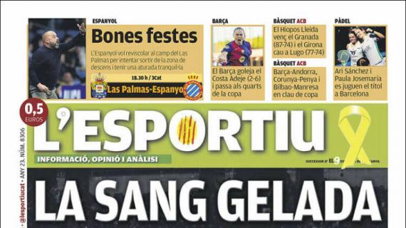 L'Esportiu: "La sangre helada"