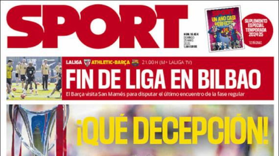 Sport: "Qué decepción"